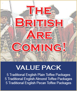 THE BRITISH ARE COMING Toffee Value Pack